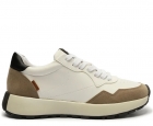 TENIS BRANCO COURO/ DETALHE NOBUCK ANACAPRI