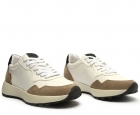 TENIS BRANCO COURO/ DETALHE NOBUCK ANACAPRI